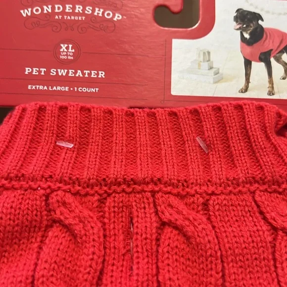NWT XL Red Dog Sweater Measurements in photos - Picture 5 of 5